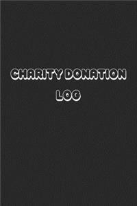 Charity Donation Log