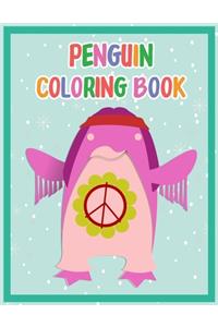 Penguin Coloring Book: Penguin Coloring Book For Kids, Children, Toddlers Crayons, Adult, Mini, Girls And Boys - Large 8.5 X 11" in.