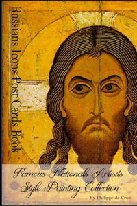 Russians Icons Post Cards Book - Famous Nationals Artisits Style Painting Collection