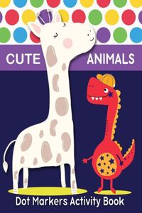 Dot markers activity book animals