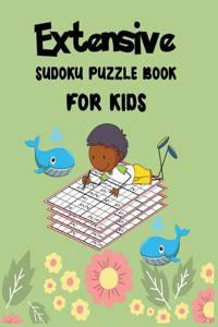 Extensive Sudoku Puzzle Book for kids: Easy To Hard 200 Sudoku Puzzles books with Kids favorite pictures.