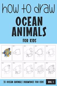 How to Draw Ocean Animals for Kids - Vol 1