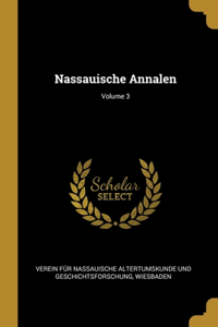 Nassauische Annalen; Volume 3