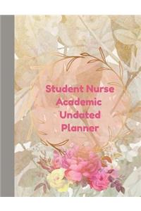 Student Nurse Academic Undated Planner