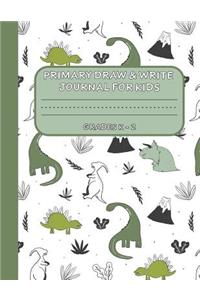 Primary Draw & Write Journal for Kids Grades K-2