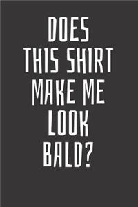 Bald Guy Skinny Head Notebook Journal