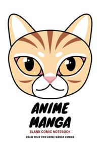 Anime Manga Blank Comic Notebook