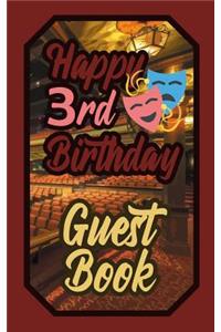 Happy 3rd Birthday Guest Book