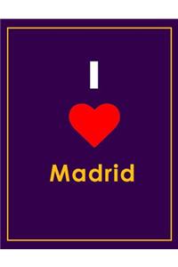 I Love Madrid Notebook
