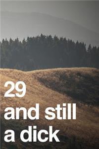 29 and Still a Dick