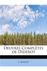 Oeuvres Completes de Diderot