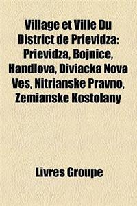 Village Et Ville Du District de Prievidza