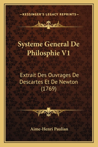 Systeme General De Philosphie V1