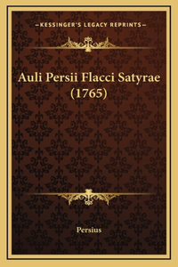 Auli Persii Flacci Satyrae (1765)
