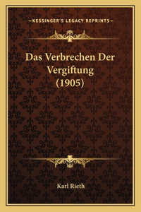 Verbrechen Der Vergiftung (1905)