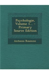 Psychologie, Volume 1...