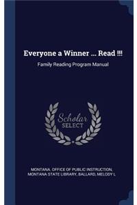 Everyone a Winner ... Read !!!