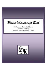 Music Manuscript Book (Purple)