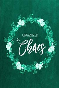 Chalkboard Journal - Organized Chaos (Green)