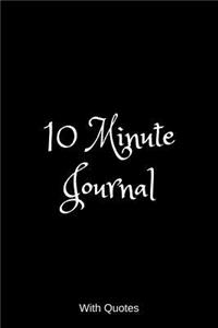 10 minute journal