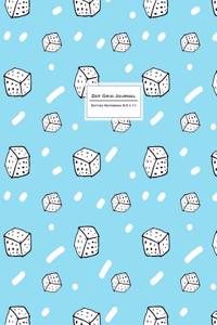 Dot Grid Journal - Dotted Notebook 8.5 X 11: Blue Soft Cover