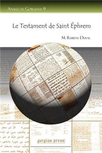 Le Testament de Saint Ephrem