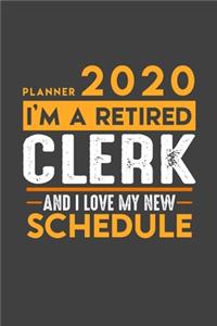Planner 2020 for retired CLERK