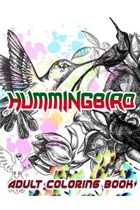 Hummingbird Adult Coloring Book