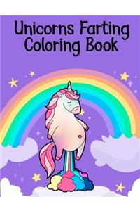 Unicorns Farting Coloring Book