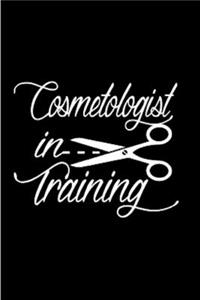 Cosmetologist in training