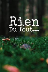 Rien du tout