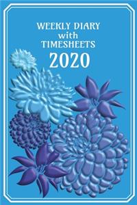 Weekly Diary with TimeSheets 2020
