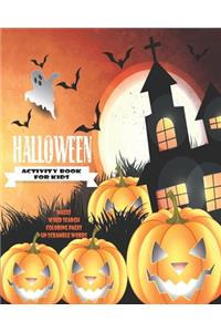 Halloween Activity Book For Kids