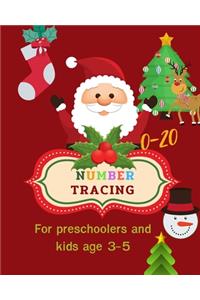 0-20 Number tracing for Preschoolers and kids Ages 3-5