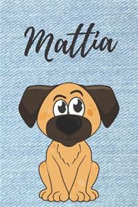 personalisiertes Notizbuch Hunde / Malbuch / Tagebuch / Journal / DIN A5 / Geschenk Mattia