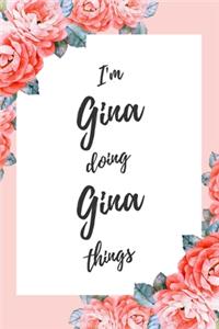 I'm Gina Doing Gina Things