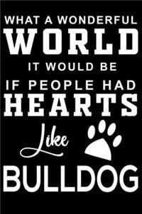 What a wonderful World it would be if people had hearts like Bulldog