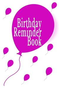Birthday Reminder Notebook