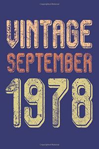 Vintage September 1978
