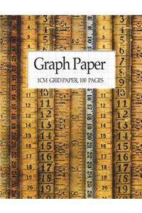 Graph Paper - 1cm Grid Paper, 100 Pages