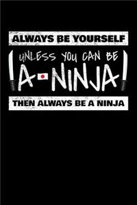 Always Be Yourself Unless You Can Be a Ninja Then Always Be a Ninja