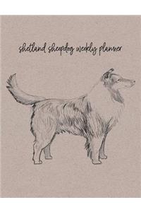 Shetland Sheepdog Weekly Planner