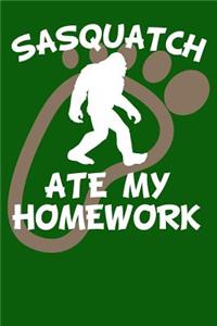 Sasquatch Ate My Homework
