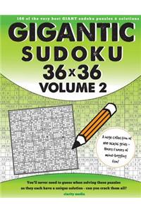 Gigantic Sudoku 36x36 Volume 2