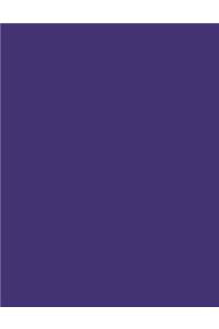 Purple 101 - Lined with Margins Notebook (Narrow)
