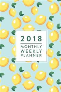 2018 Monthly Weekly Planner