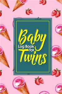 Baby Log Book for Twins