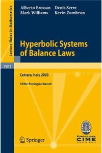 Hyperbolic Systems of Balance Laws