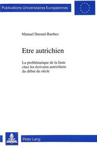 Etre Autrichien