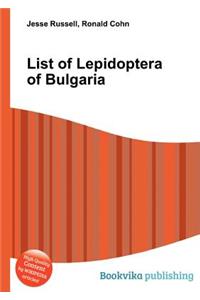List of Lepidoptera of Bulgaria